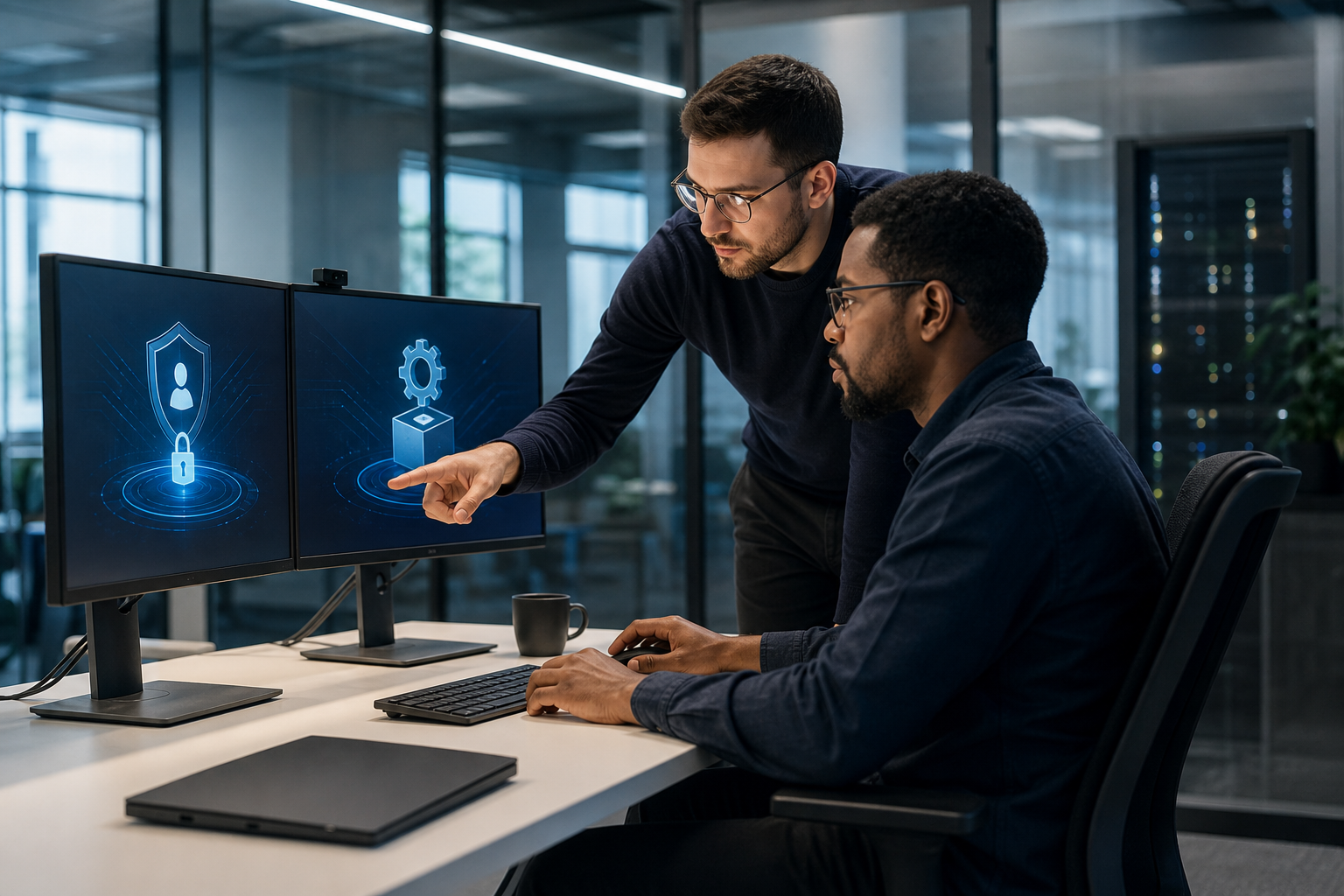 Technicien support informatique mettant en place une élévation de privilèges temporaire sur un poste utilisateur dans un environnement PME