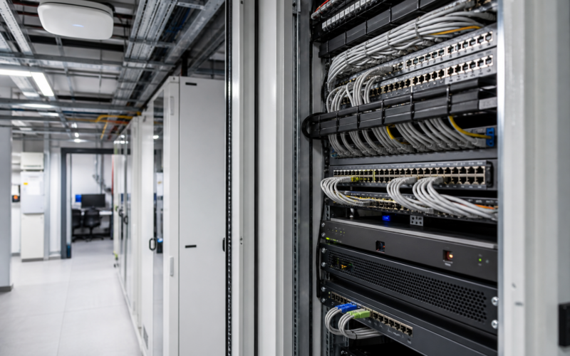 Baie, switchs, accès distants, WiFi invité : ce qu’il faut standardiser quand une entreprise grandit par sites successifs